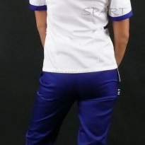 komplet medyczny: spodnie i bluza damski krój