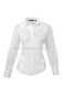 biała Damska Koszula kelnerska z Długim Rękawem Poplin Premier PR300