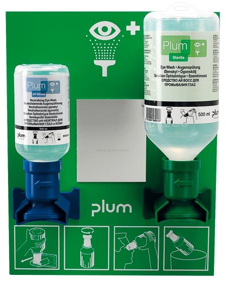 Zestaw płukania oczu 200ml + 500ml plum