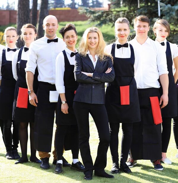 strój obsługi restauracji